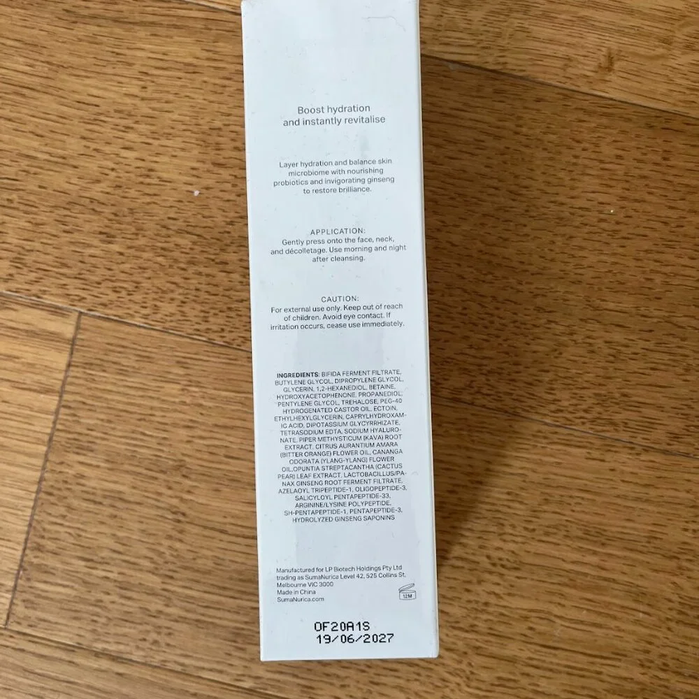 SUMA NURICA Probiotic Energising Essence 150ml NWT